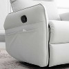KTMBDW Rocking Recliner Chair,360 Degree Swivel Nursery Rocking Chair,Glider Chair for Bedroom,Living Room Chair Home Theater Seat,Side Pocket, Gray - 4 of 4