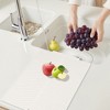 REGALWOVEN Easy Clean Kitchen Mat for Kitchen Counter, Heat Resistant Silicone Dish Drying Mat with Concave and Convex Design 1 Pc - 3 of 4