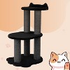 Noba 34 Inch Classic Comfort for Indoor Modern Premium Cats and Kittens Scratching Tower Larger Base for Better Stability - 4 of 4