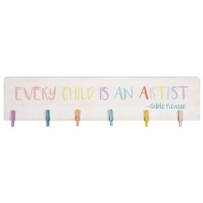 Every Child is an Artist Photo Holder Wall Decor - Stratton Home Décor