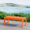 WestinTrends  Backless All-Weather Outdoor Bench for Patio Garden - 2 of 4