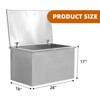 Drop in Ice Chest, Stainless Steel Commercial Ice Bin with Hinged Cover, Outdoor Kitchen Ice Bar for Drinks - 2 of 4