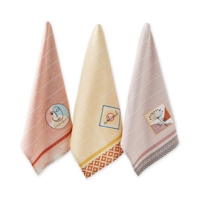 Design Imports Bungalow Embellished Dishtowel Set/3