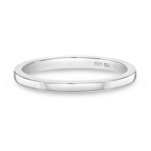 Simple Silver Band Ring