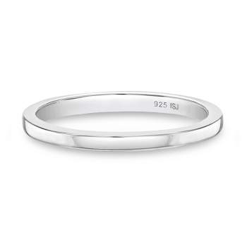 Girl's Thin Simple Band Sterling Silver Ring - In Season Jewelry