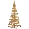 vidaXL Christmas Trees with Stand Brown 82.7" Solid pine wood - 3 of 4