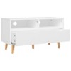 vidaXL TV Stand White 35.4 in.x15.7 in.x19.1 in. Engineered Wood - 4 of 4