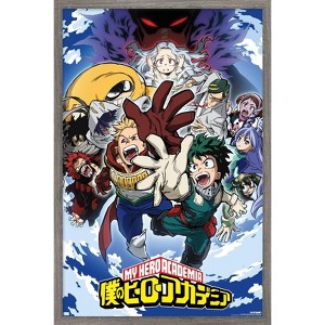 Trends International My Hero Academia: Season 4 - Key Art Framed Wall Poster Prints - 1 of 4