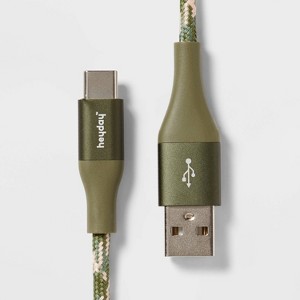 USB-C to USB-A Braided Cable - heyday™ - 1 of 3