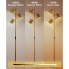 SUGIFT Modern 3-Head LED Tree Floor Lamp with Remote and Touch Control Stepless Dimming 3000K 4000K 5000K Adjustable Color Temperature - 3 of 4