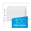 Oxford Index Cards, 3" x 5", Ruled, 100 Per Pack, 12 Packs - image 2 of 3