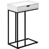Vynxaria C-Shaped Accent Table with Storage Drawer ¨C Modern Side Table for Living Room & Bedroom - 2 of 4