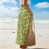 Women's Flowy Side Slit Floral Beach Maxi Skirt-Cupshe - 4 of 4