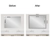 Amanti Art Mirror Makeover Bathroom Mirror Frame Border Kit  - Fully Assembled Peel and Stick Frame - Mirror NOT Included - Brushed Metallic Trim - 4 of 4