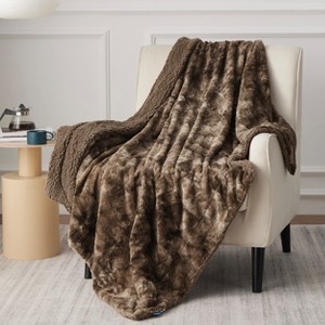 Bedsure- Cloud Soft PV Blanket ,Comfy Plush and Furry Faux Fur - 1 of 4