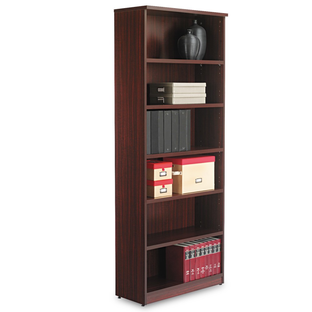 UPC 042167301149 product image for Alera Valencia Series Bookcase, Six-Shelf, 31 3/4w x 14d x 80 3/8h, Mahogany | upcitemdb.com