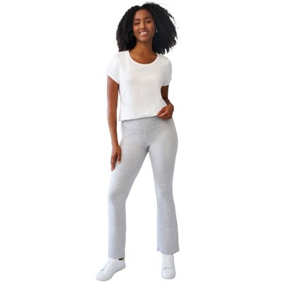 ellos Women's Plus Size Knit Bootcut Leggings