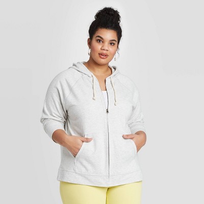 womens plus size zip up hoodie