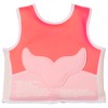 Sunnylife Kids Swim Vest 1-2 - Melody the Mermaid, Neon Strawberry, 33lb Cap - 2 of 4