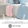 PAGED Portable Folding Table Modern Computer Desk with Phone Slot, Pencil Slot and Cup Holder, Bedside Office Desk for Kids and Adults - 4 of 4