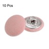 Unique Bargains Round Metal Sewing Cloth Covered Button 10 Pcs - 3 of 4