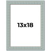 PosterPalooza | Refined Blue Picture Frame - UV Acrylic, Foam Board Backing, Hanging Hardware - 2 of 4