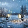 IP66 Waterproof 3000K Plug-in Outdoor Landscape Spot Lights, 5W Dusk to Dawn Integrated LED Spotlights for Yard (2-Pack) - 2 of 4