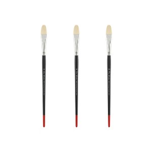 Creative Mark Powercryl Ultimate Acrylic Paint Brushes - Filbert Assorted Sets of 3, Artist Paint Brushes, 3 Diameters of Synthetic Hair Filament, - 1 of 4