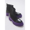 Bendis - Black Purple Scuba Boot (Women) | Prologue Shoes - 2 of 4