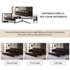 3-in-1 Faux Leather Convertible Sleeper Sofa with Nailhead Trim & Rolled Arm, Chesterfield Sofas, King Pull Out Sofa-Bed, Multi-Functional SofaBed - 4 of 4