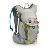 High Sierra Hydrahike 2.0 16L Hydration Water Backpack with Insulated Reservoir Pocket for Hiking, Running, Climbing, or Cycling, Gray & Green - 3 of 4