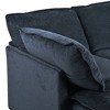 126" Modular U-Shaped Sectional Sofa Bed with Storage Seat & Faux Double-Layer Cushions - 4 of 4
