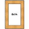 PosterPalooza | Photo Size Embellished Gold Picture Frame - UV Acrylic, Foam Board Backing, Hanging Hardware - 2 of 4