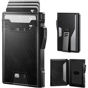 Paaaawaters typecase Wallet for Men: Rfid-blocking with Money Clip Slim Leather Bifold ID Window Smart Pop Up Card - 1 of 4