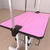 VisioGear 42.5" Dog Pet Grooming Table with Adjustable Height and Arm, Pet Dog Cat Grooming Table, Pink, 42.5"*23.5"*67" - 4 of 4