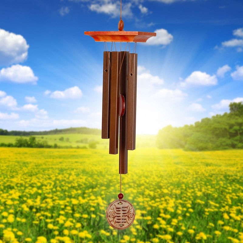 Woodstock Windchimes Woodstock Amber Chime, Wind Chimes For Outside, Wind Chimes For Garden, Patio, and Outdoor Décor, 20"L, 3 of 10