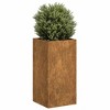 vidaXL Planter Rusty Weathering steel Large Decorative Inlays Planter - 2 of 4