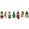 Northlight Set of 20 Holiday Figurines Glass Christmas Ornaments 1.75” - 3 of 4