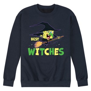 Men's - SpongeBob SquarePants - Best Witches Graphic Fleece Sweatshirt - 1 of 4
