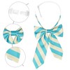 INSPIRE CHIC Women's Pre-tied Asymmetrical Bow Stripe Bow Tie - 3 of 4