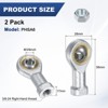 Unique Bargains Industrial Durable Corrosion Resistant Rod End Bearings - 3 of 4