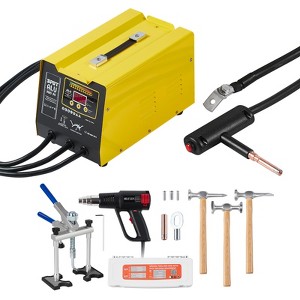 VEVOR Spot Welder Dent Puller, 300W Stud Welder Dent Repair Kit with Heat Gun, Auto/Manual Welding Mode, 110V, Yellow - 1 of 4