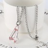 Baseball Initial Pendant Necklace Inspiration Baseball Jersey Number 0-9 Charms Stainless Steel Necklace - 3 of 4