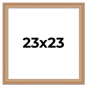 PosterPalooza | Square Weathered Yellow Picture Frame - UV Acrylic, Foam Board Backing, Hanging Hardware - 1 of 4