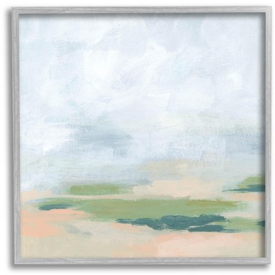 Stupell Industries Contemporary Landscape Abstract Framed Giclee Art