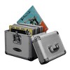 Odyssey KROM Transport Case for 70, 12 Inch Vinyl Records, Silver (2 Pack) - 3 of 4