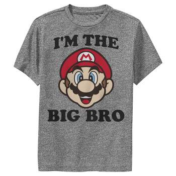 Boy's Nintendo Mario Big Brother Performance Tee