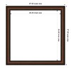Amanti Art 27"x27" Yale Walnut Framed Magnetic Dry Erase Board - 4 of 4