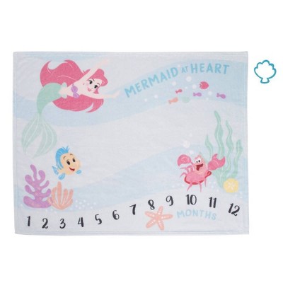 Disney Ariel Milestone Blanket