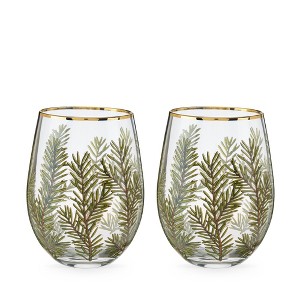 Twine Woodland Stemless Champagne Glasses, Tumbler - 1 of 4